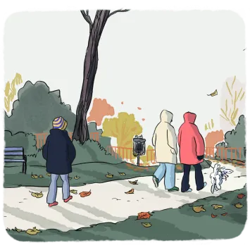 S'aérer cover automne parc